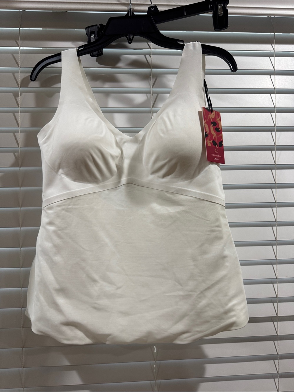 Honeylove White Seamless Shaping Tankini